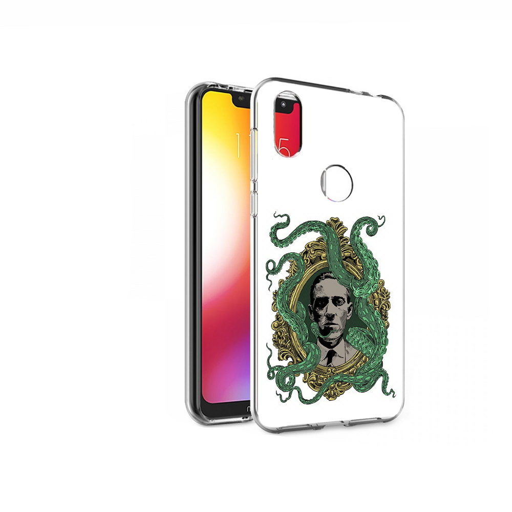 

Чехол MyPads Tocco для Motorola One портрет с кракеном (PT126881.369.552), Прозрачный, Tocco