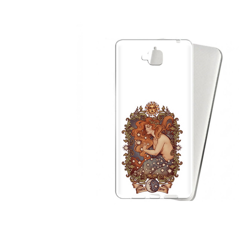 

Чехол MyPads Tocco для Huawei Enjoy 5 звездная девушка абстракция (PT24942.37.351), Прозрачный, Tocco