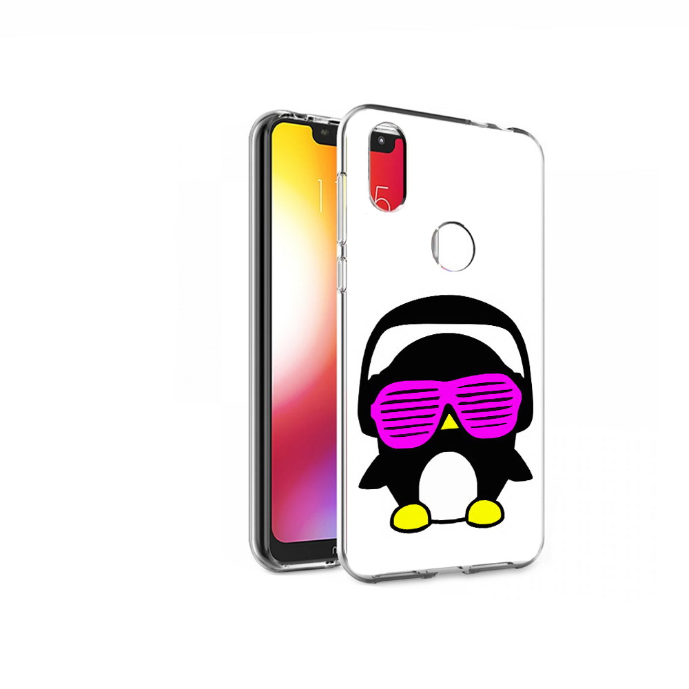 

Чехол MyPads Tocco для Motorola One пингвин (PT126881.369.541), Прозрачный, Tocco