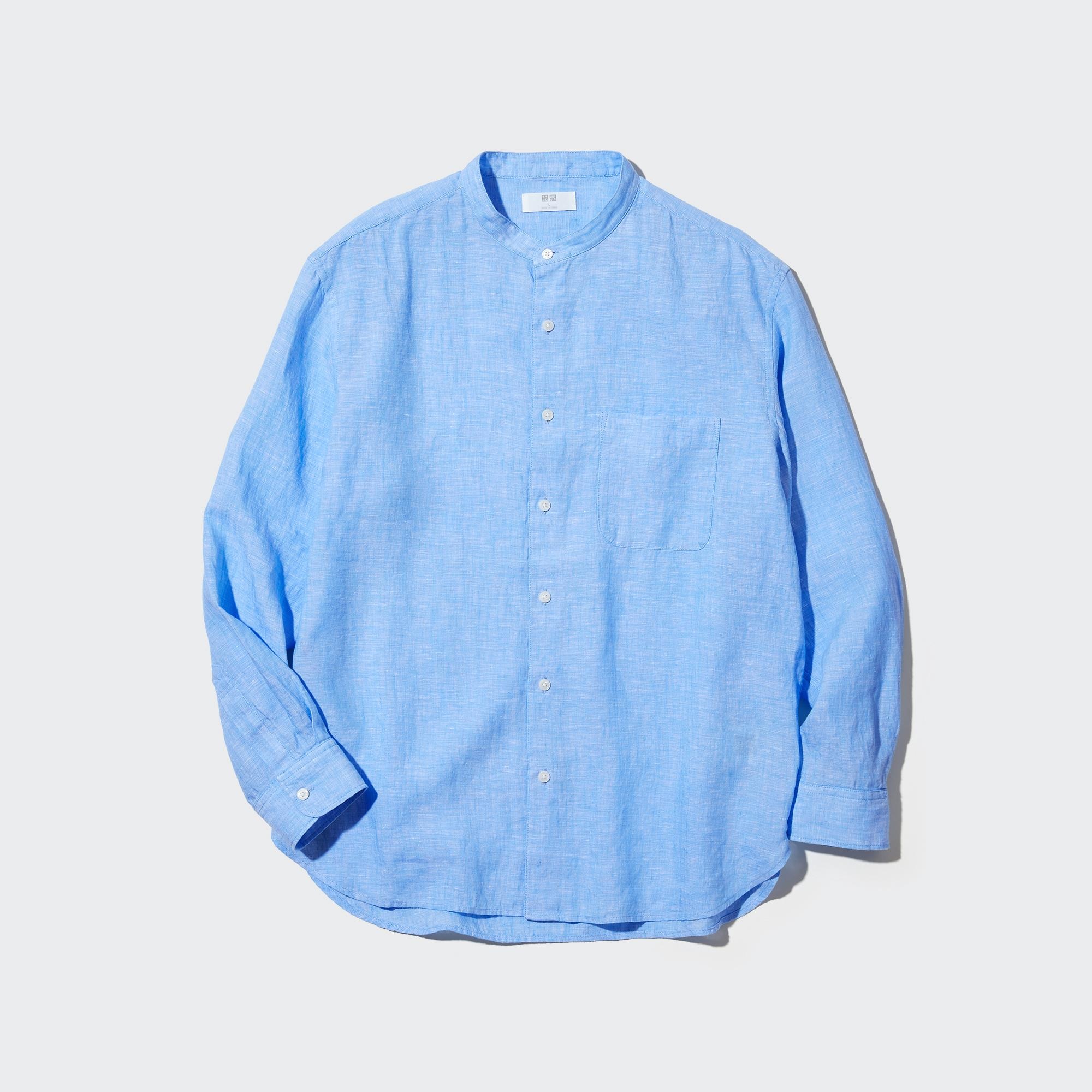 

Рубашка мужская UNIQLO 446996COL63 синяя XS (доставка из-за рубежа), 446996COL63