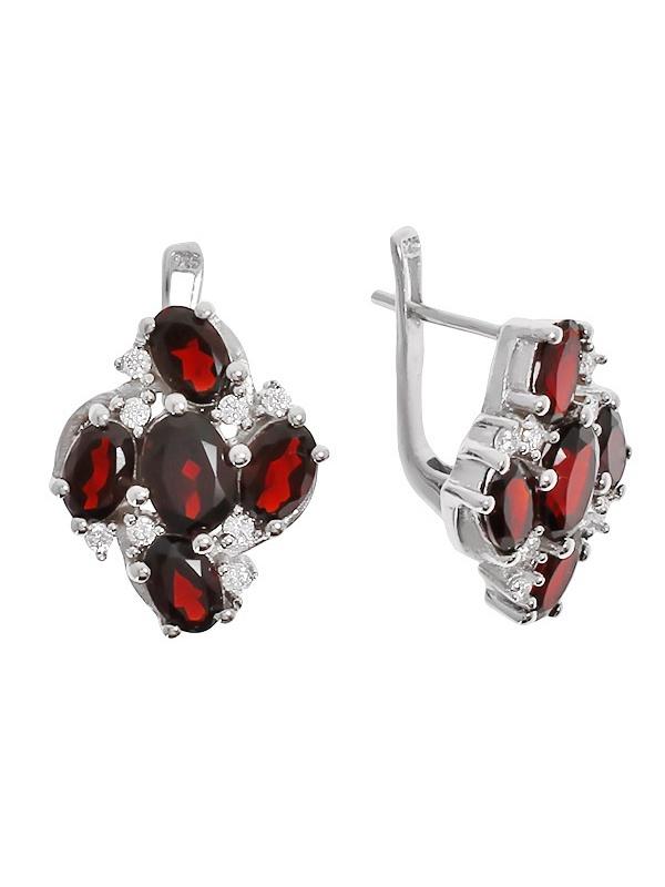 

Серьги из серебра с гранатом Balex Jewellery 2410931252, 2410931252