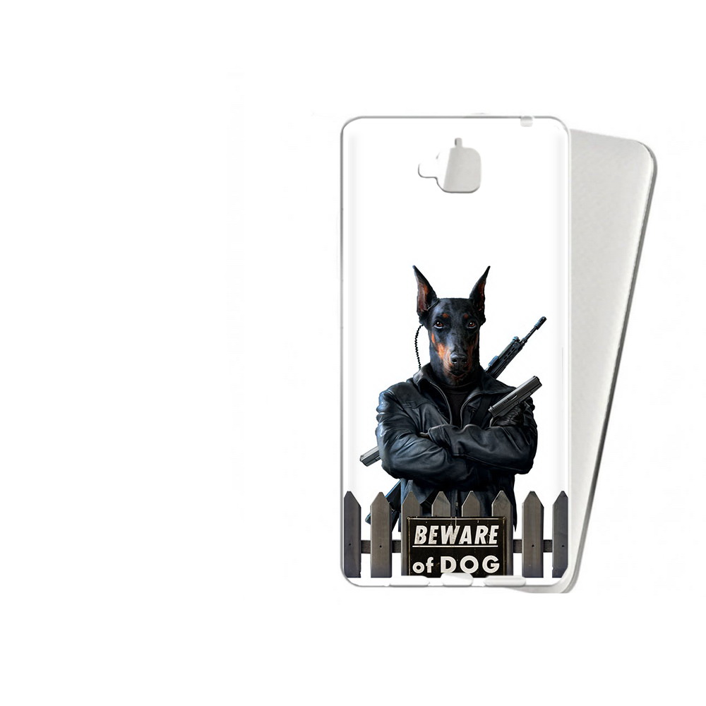 

Чехол MyPads Tocco для Huawei Enjoy 5 доберман (PT24942.37.332), Прозрачный, Tocco