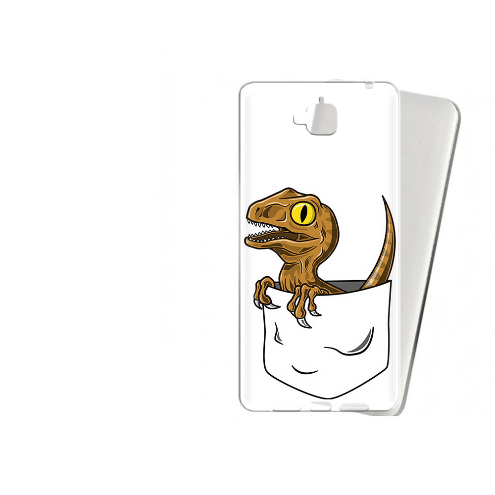 

Чехол MyPads Tocco для Huawei Enjoy 5 динозавр в кармане (PT24942.37.327), Прозрачный, Tocco