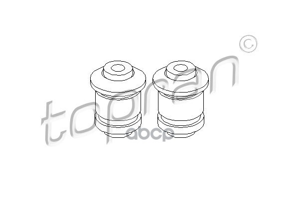 Комплект Сайлентблоков Рычага 2Шт (Замена Для Hp-401785755) topran арт. 401785001