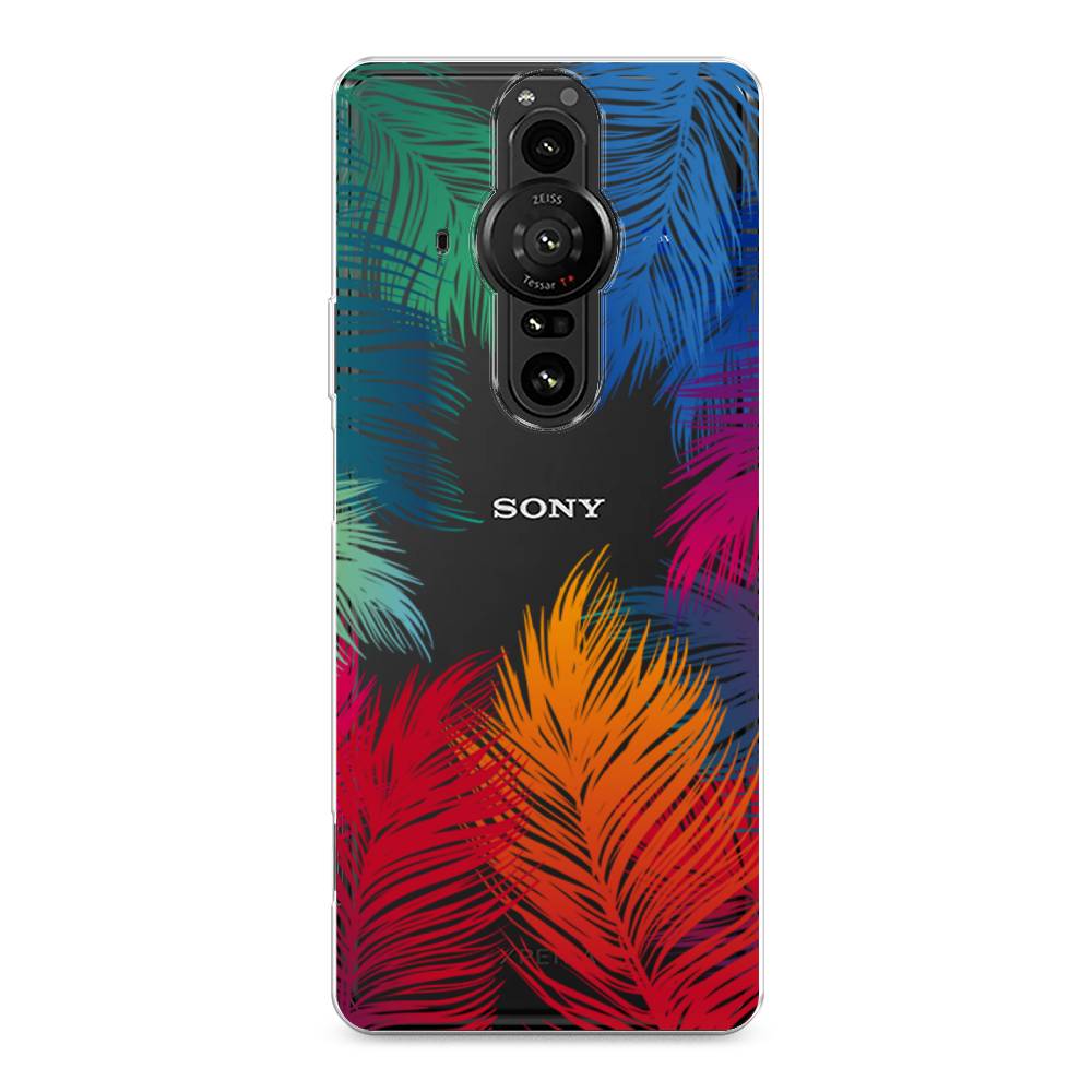

Чехол Awog на Sony Xperia Pro-I "Рамка из перьев", Разноцветный, 55050-4