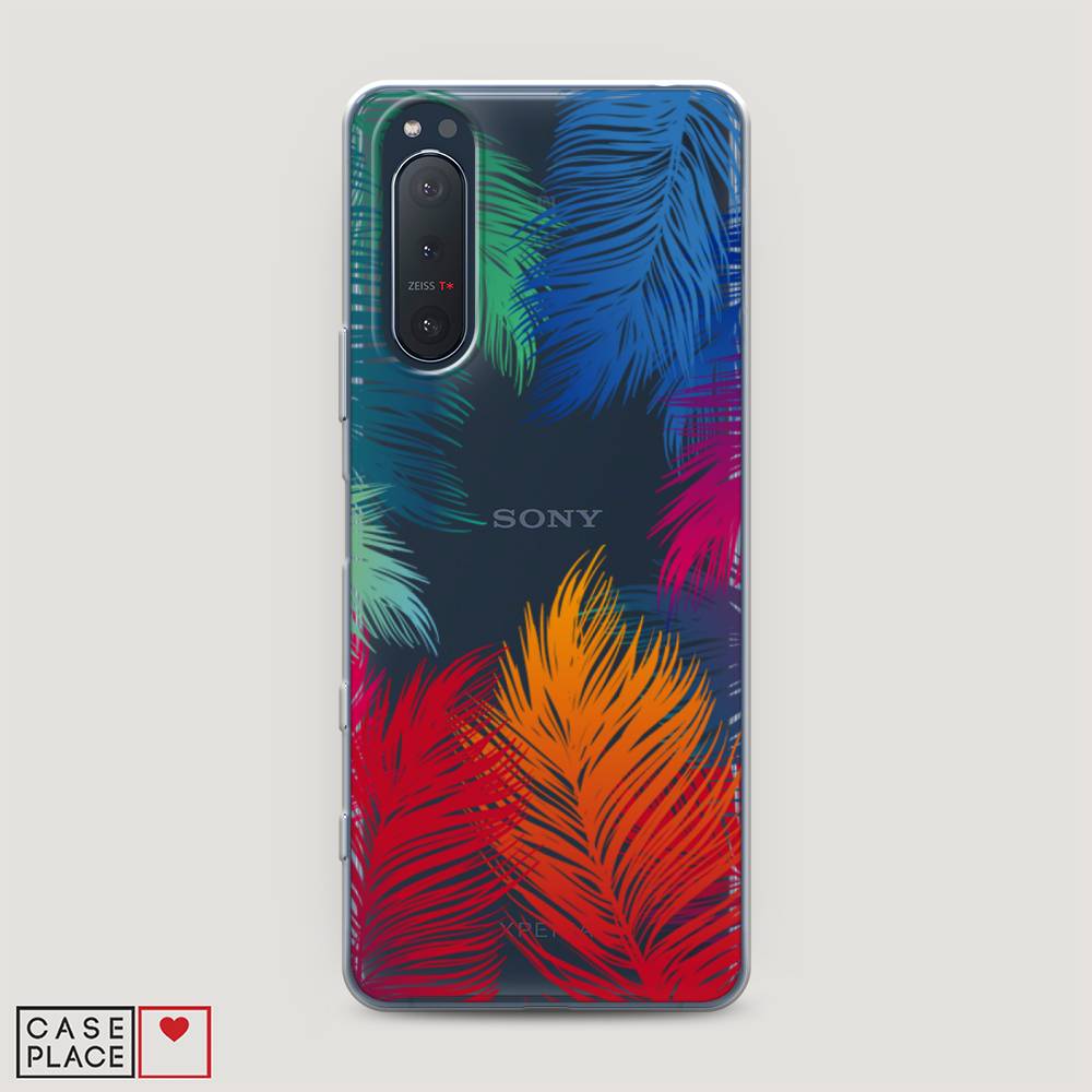 

Чехол Awog на Sony Xperia 5 II "Рамка из перьев", Разноцветный, 54750-4