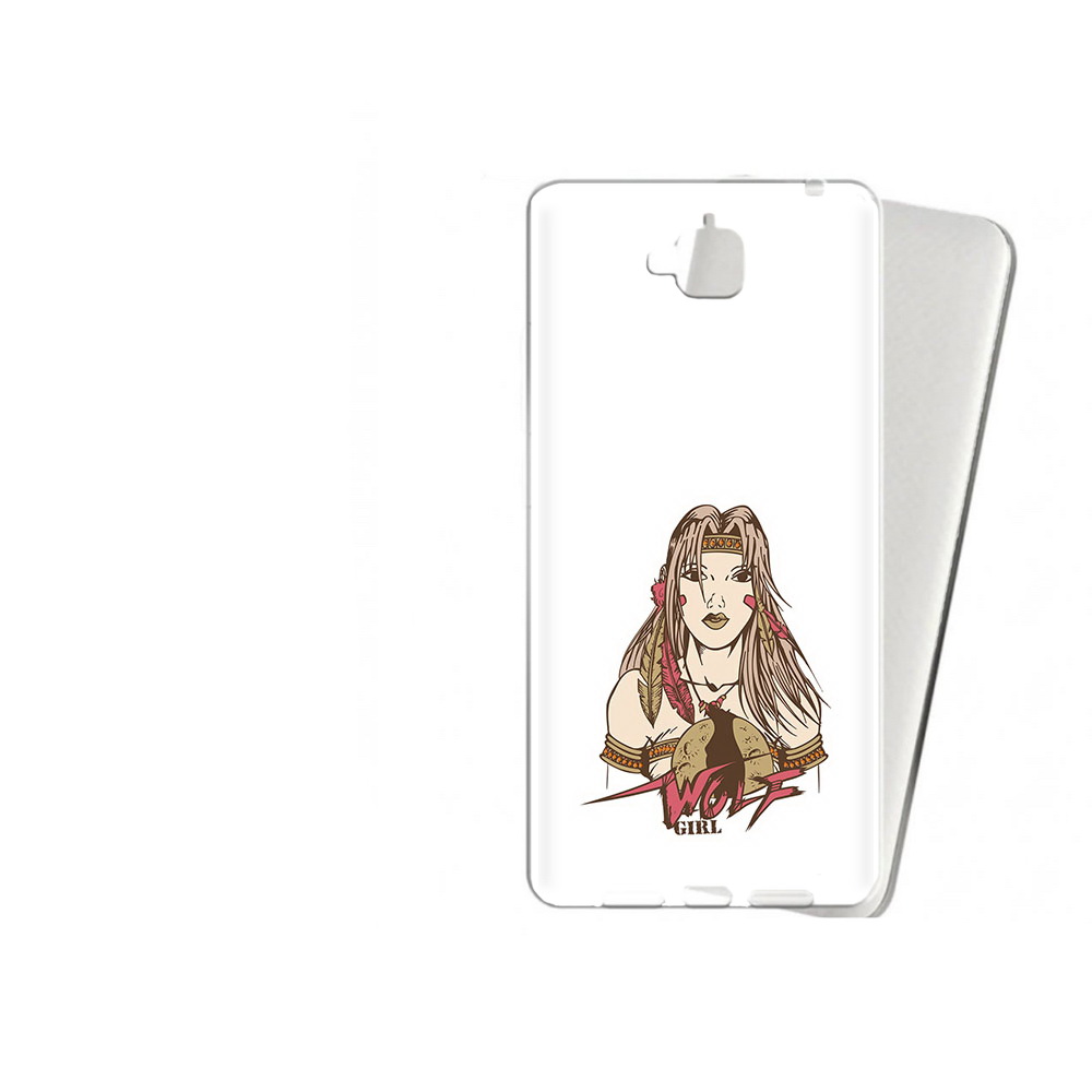 

Чехол MyPads Tocco для Huawei Enjoy 5 девушка волк (PT24942.37.306), Прозрачный, Tocco