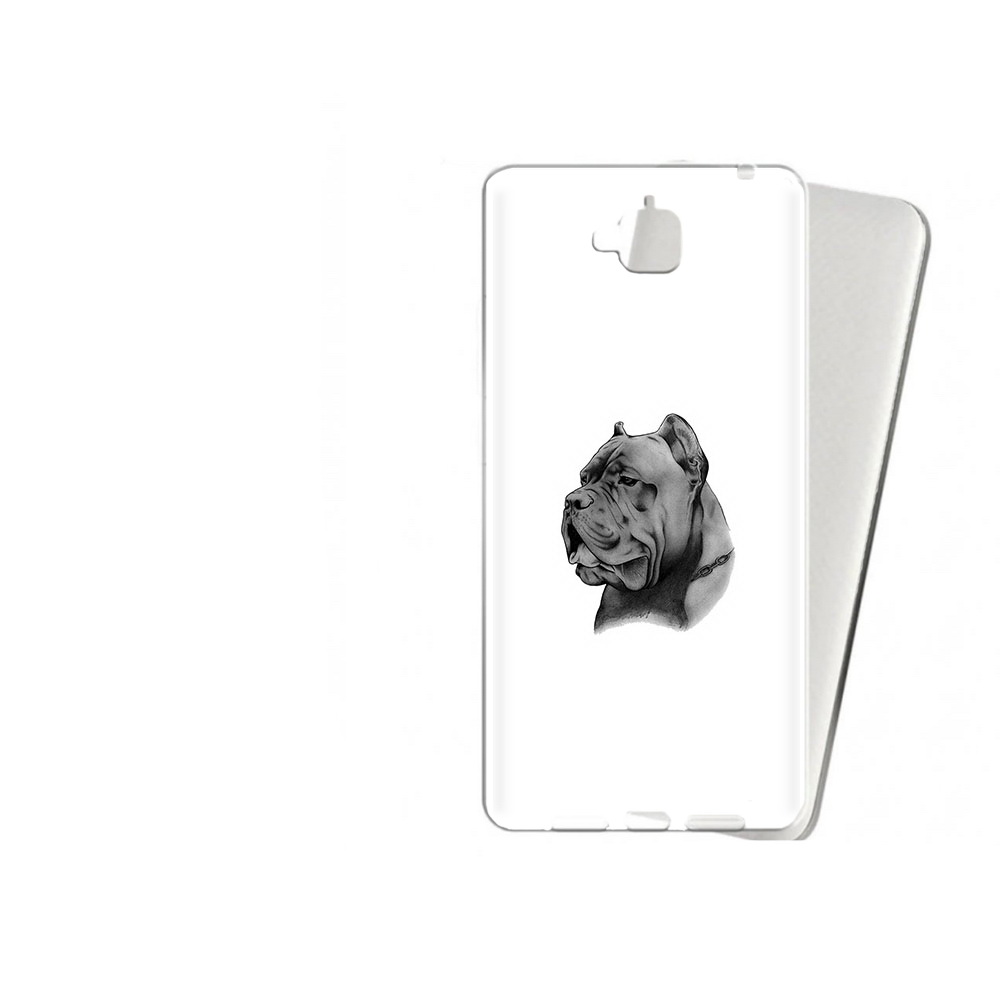 Чехол MyPads Tocco для Huawei Enjoy 5 грозный бульдог (PT24942.37.300)