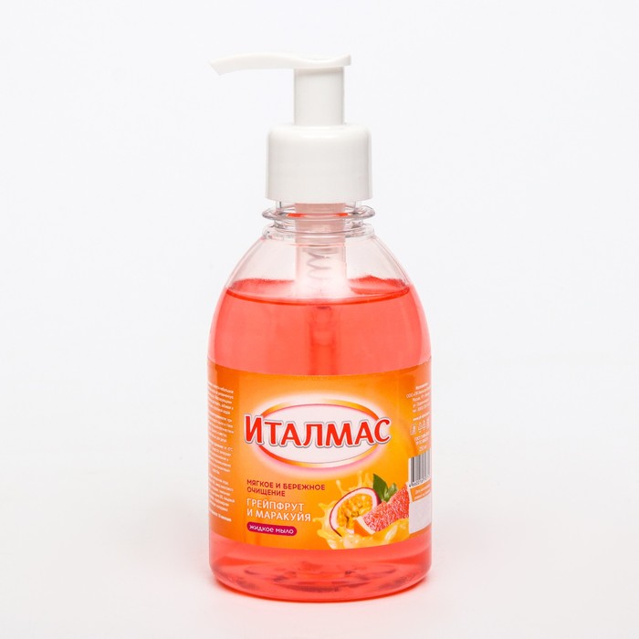 Мыло жидкое Italmas грейпфрут и маракуйя с дозатором 250 мл