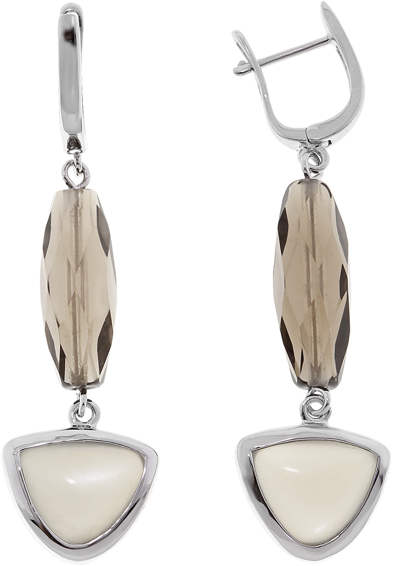 

Серьги из серебра с раухтопазом Balex Jewellery 2432930182, 2432930182