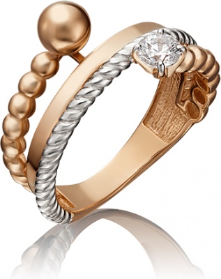 

Кольцо из золота р. , PLATINA jewelry 01-5345-00-501-1110-38, фианит, 01-5345-00-501-1110-38