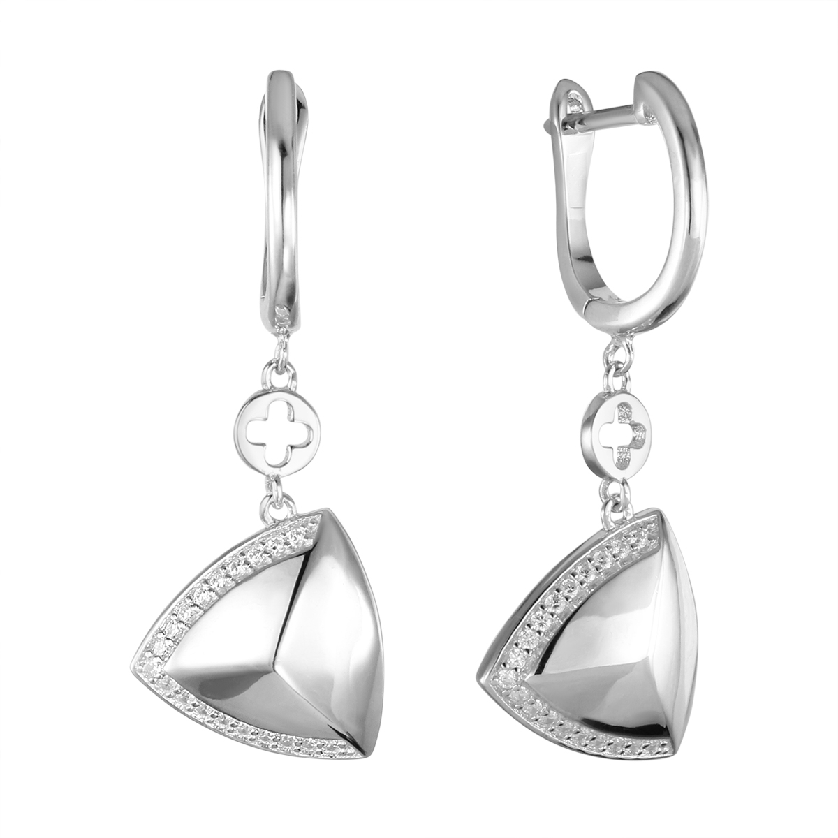 

Серьги из серебра с фианитом Balex Jewellery 2458910002, 2458910002