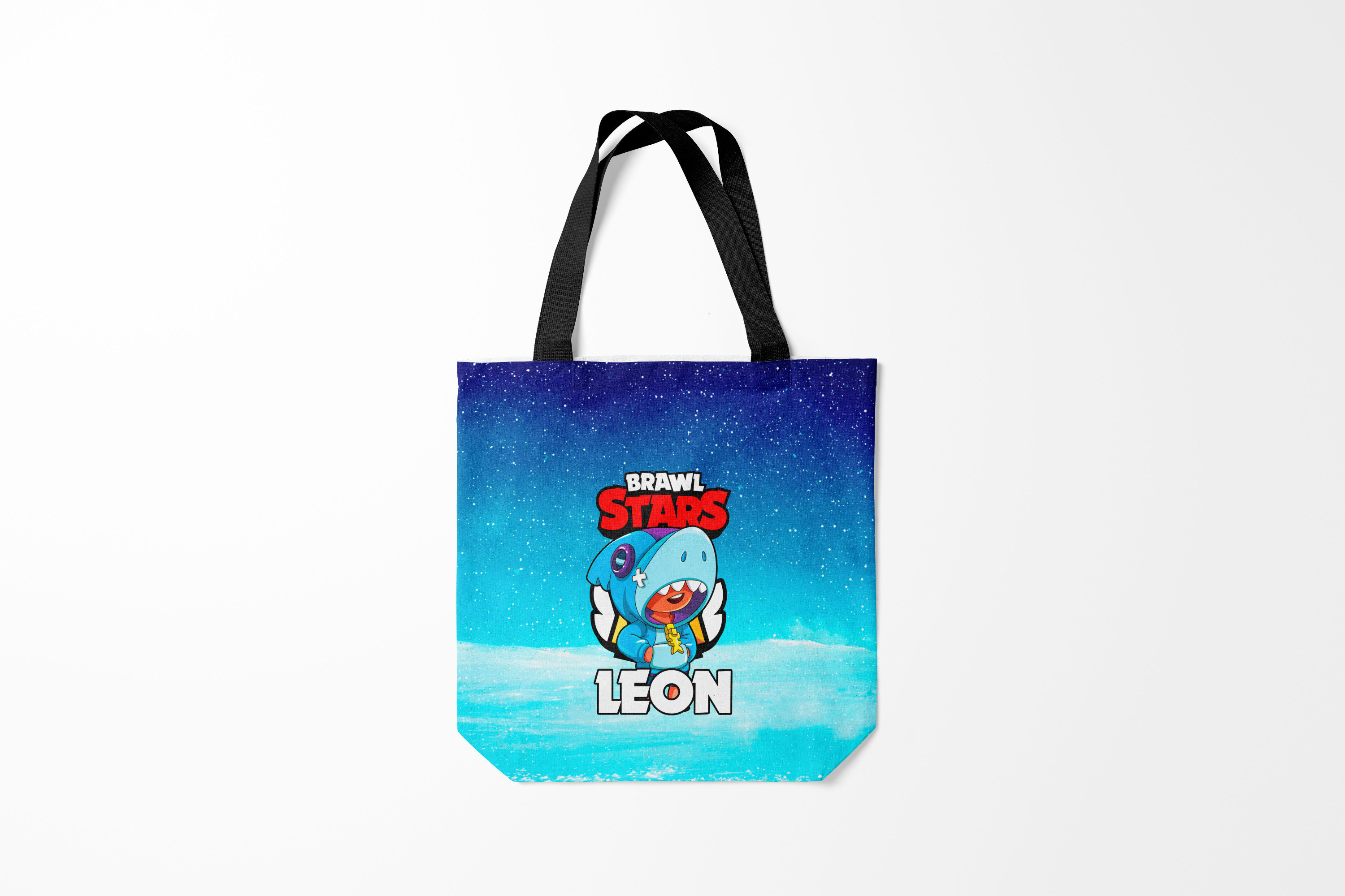 

Сумка шoппер унисекс Burnettie Brawl Stars LEON SHARK, разноцветный, Brawl Stars LEON SHARK