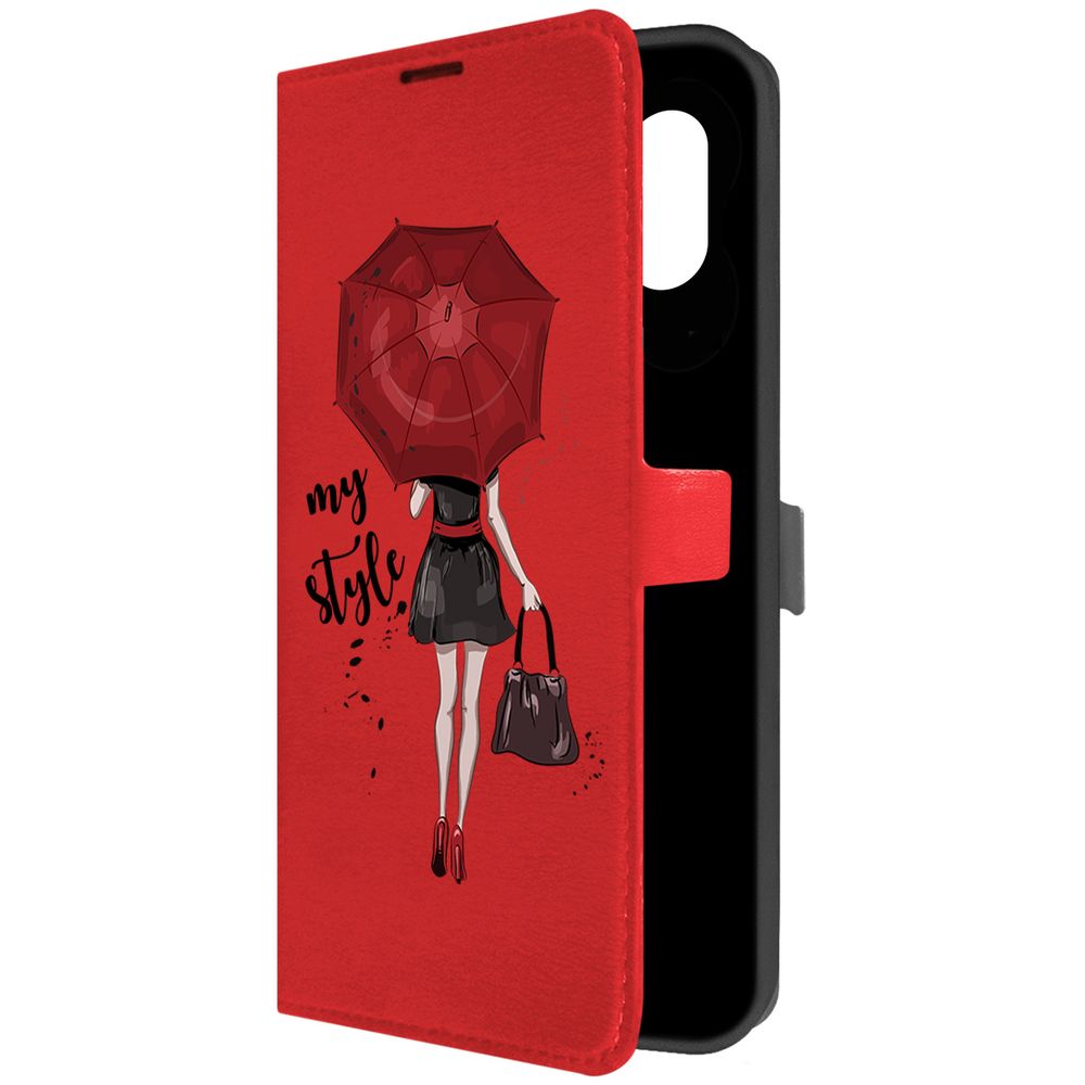 

Чехол-книжка Krutoff Eco Book для Samsung Galaxy M04 (M045) Мой стиль (красный)