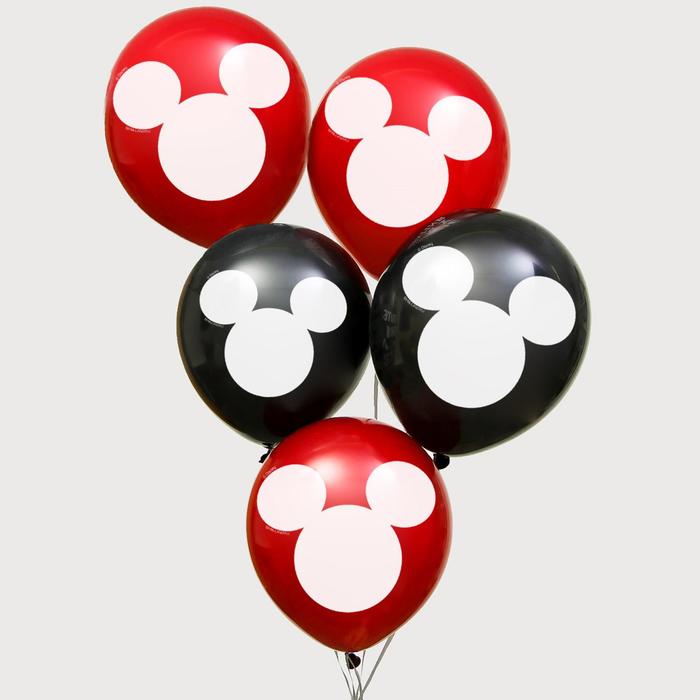 

Воздушные шары "Mickey", Микки Маус, 12 дюйм (набор 25 шт), Микки Маус и друзья