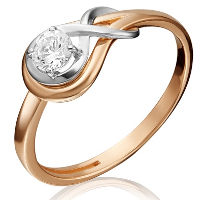 

Кольцо из золота р. 19 PLATINA jewelry 01-5343-00-501-1111-38, фианит, 01-5343-00-501-1111-38
