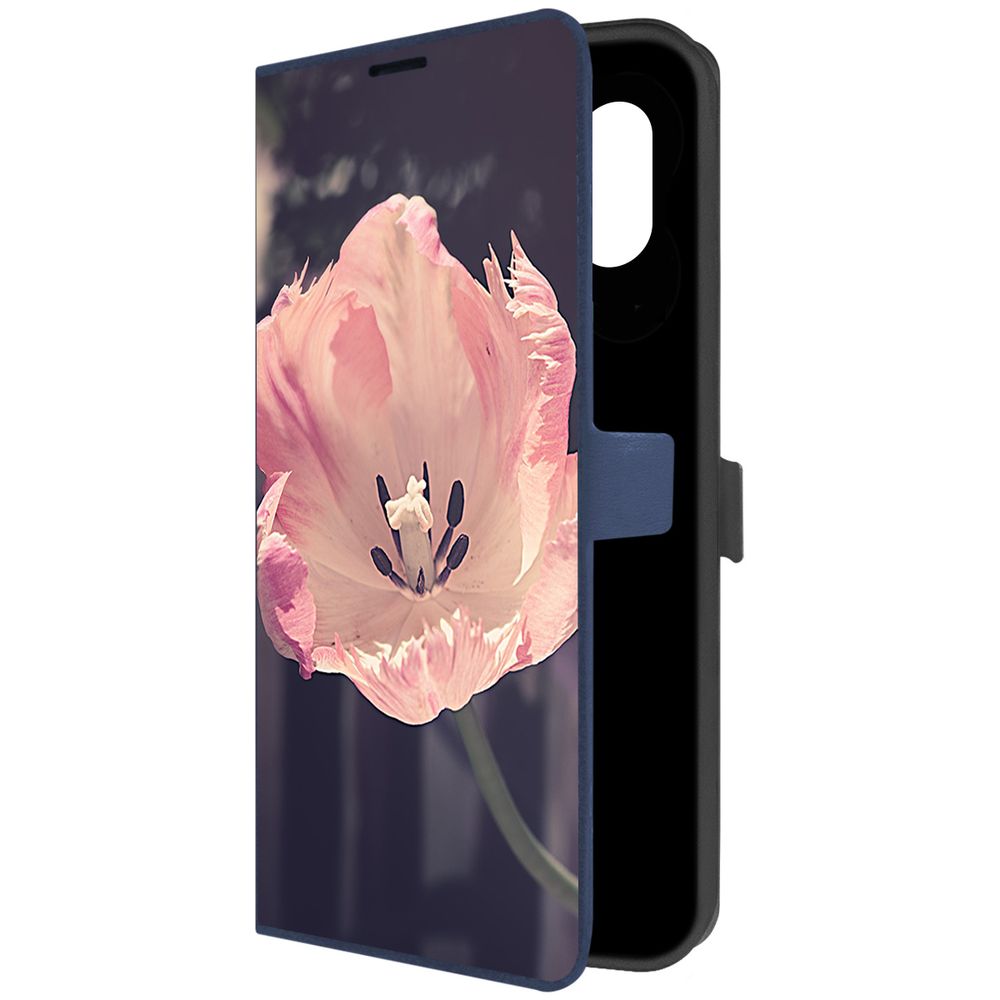 

Чехол-книжка Krutoff Eco Book для Samsung Galaxy M04 (M045) Тюльпан (синий)