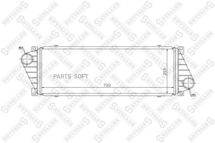 

81-10855-SX_интеркулер! MB Sprinter 2.3i-2.9D 95>