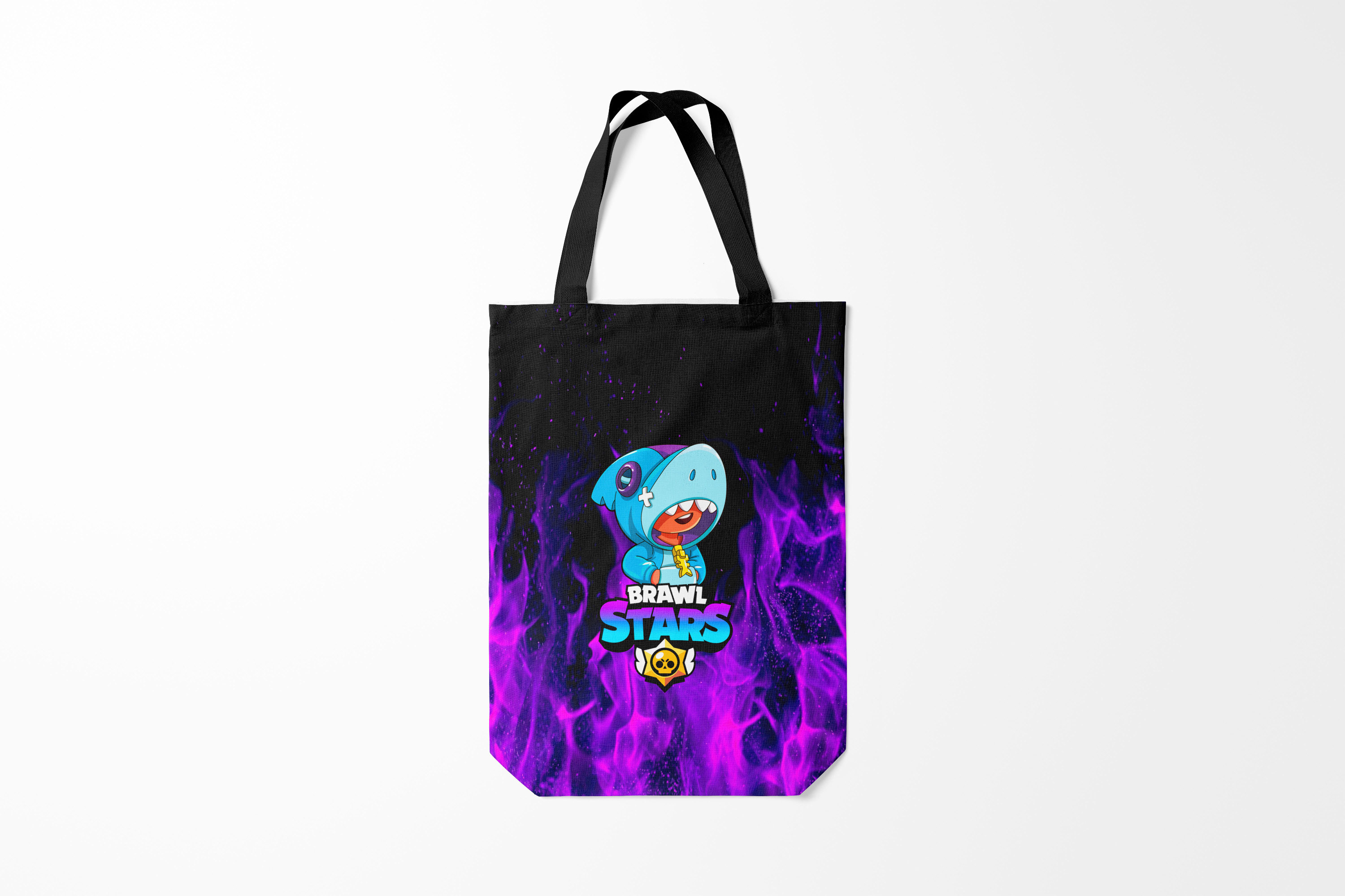 

Сумка шoппер унисекс Burnettie Brawl Stars Leon Selly, разноцветный, Brawl Stars Leon Selly