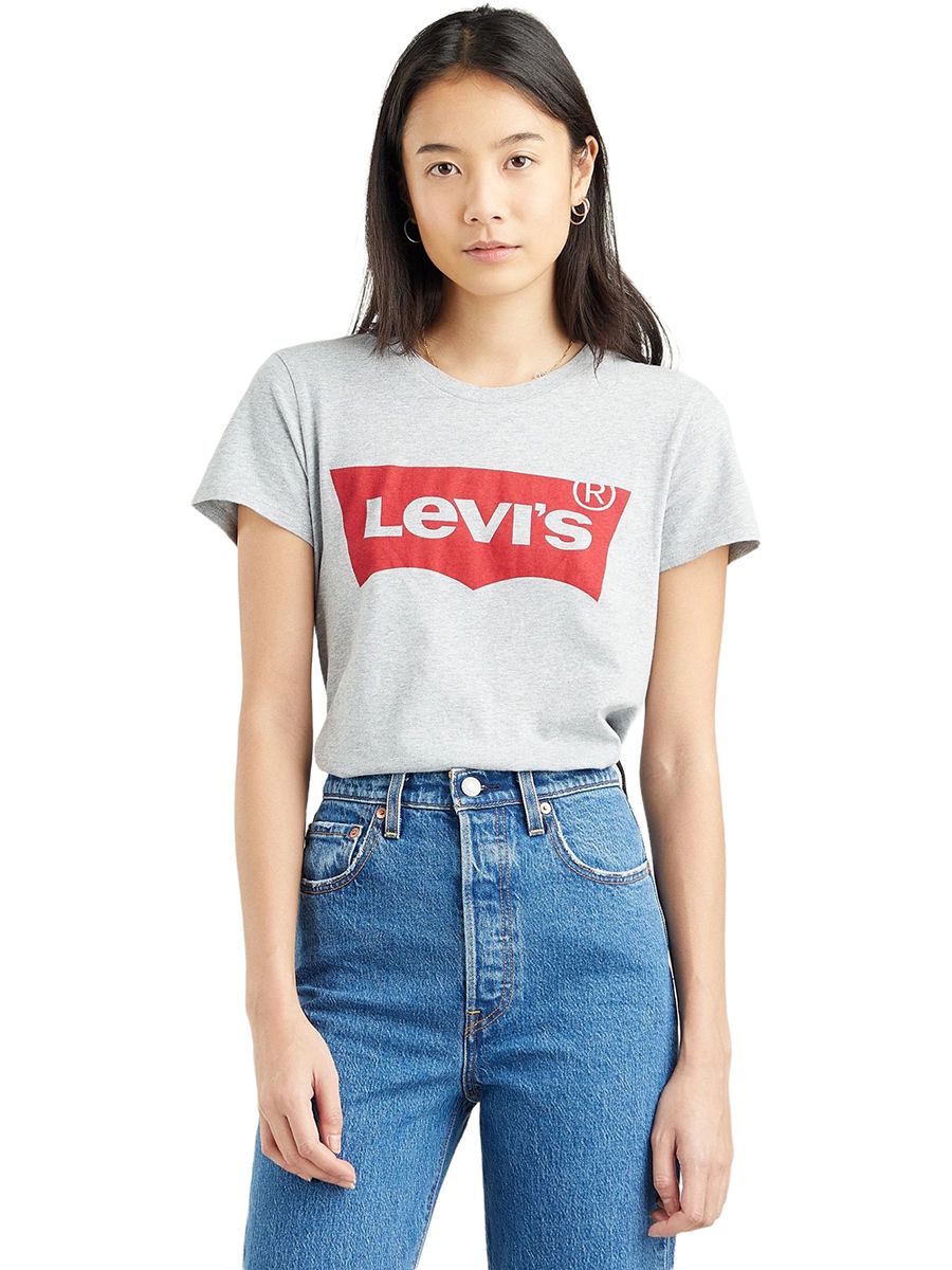 

Футболка женская Levi's 17369-1686 серая L, Серый, 17369-1686