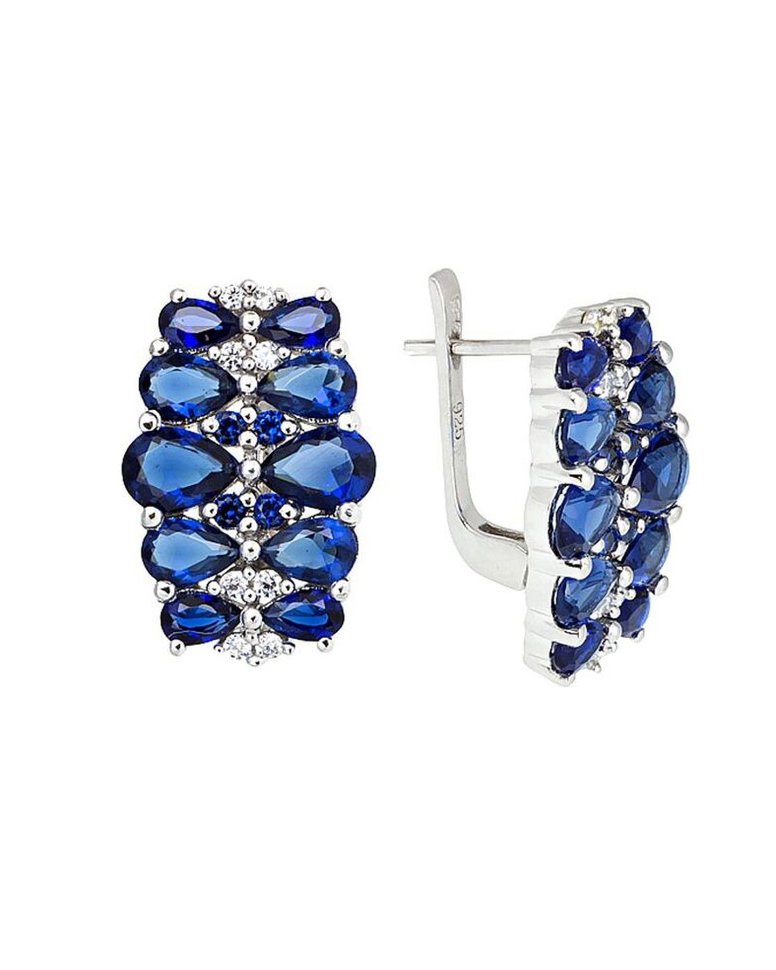 

Серьги из серебра с сапфиром Balex Jewellery 2410931689, 2410931689