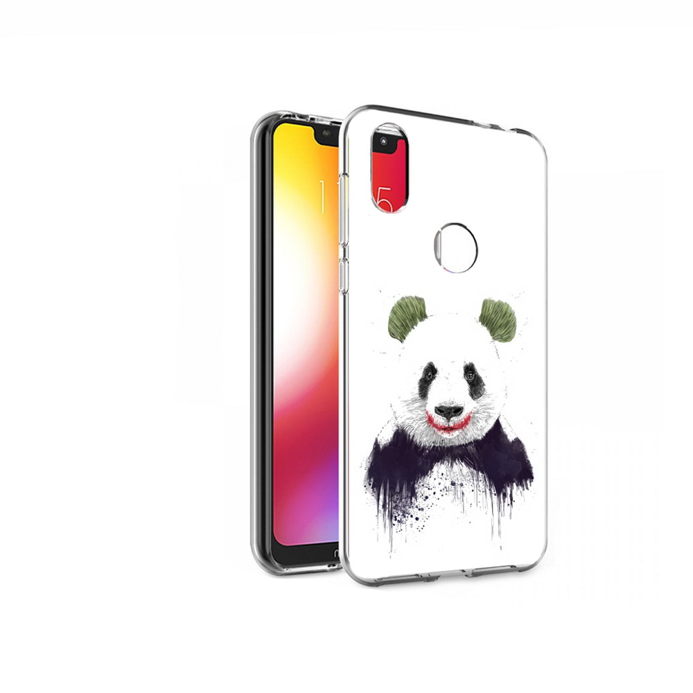 

Чехол MyPads Tocco для Motorola One панда джокер (PT126881.369.533), Прозрачный, Tocco