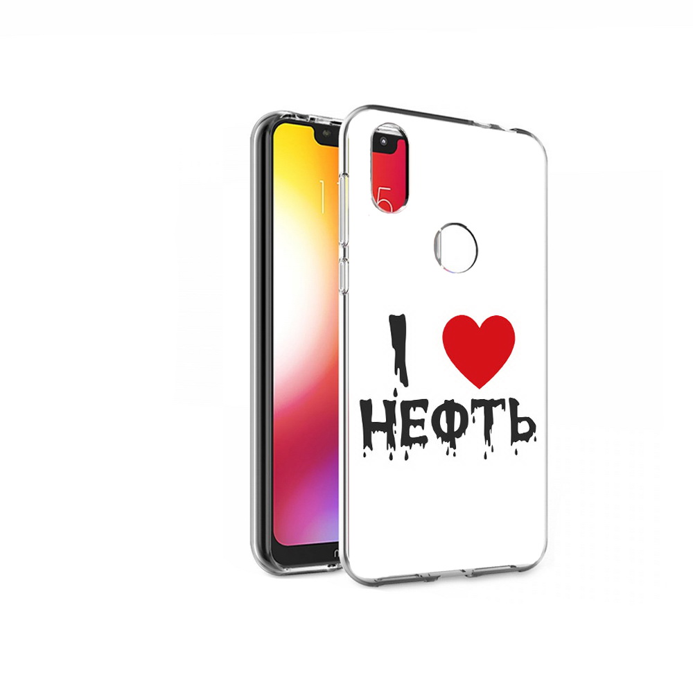 

Чехол MyPads Tocco для Motorola One нефть (PT126881.369.522), Прозрачный, Tocco