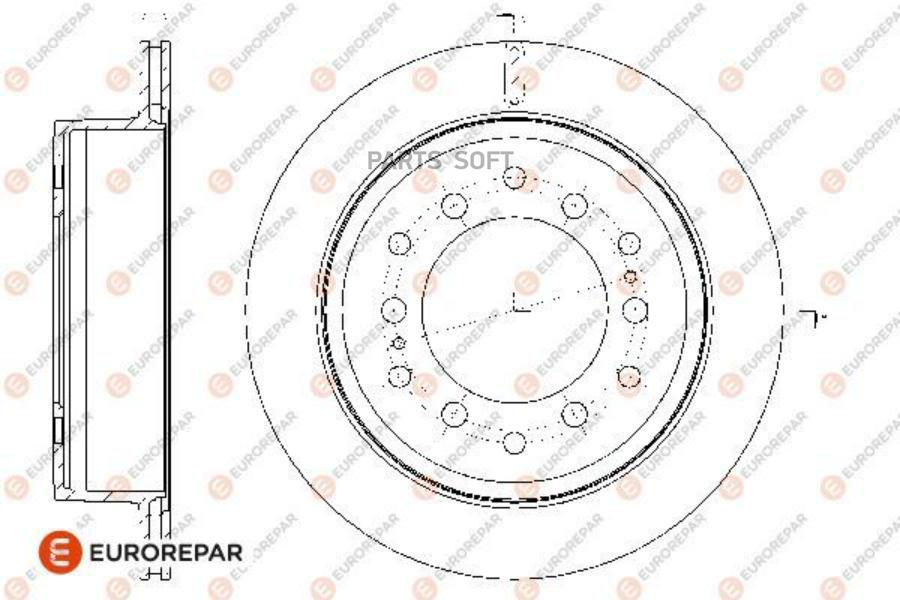 

EUROREPAR 1667865580 E:2 З ТОР ДИСК КОМПЛЕКТ 1 шт 1шт