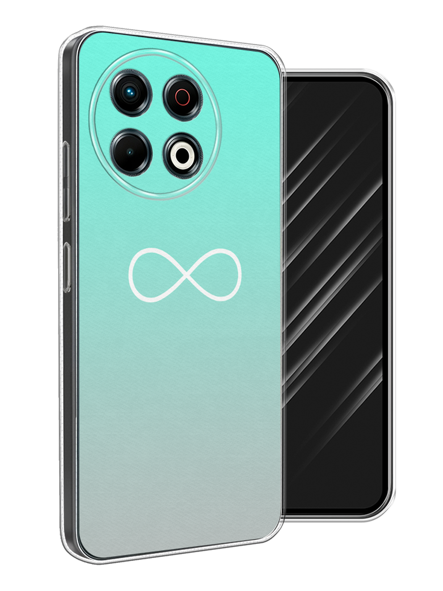 

Чехол Awog на Tecno Spark 30 Pro "Бесконечность от Тиффани", Бирюзовый, 309850-1