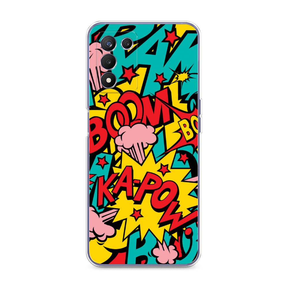 

Чехол Awog на Realme Q3s "Постер pop art", Разноцветный, 257950-9