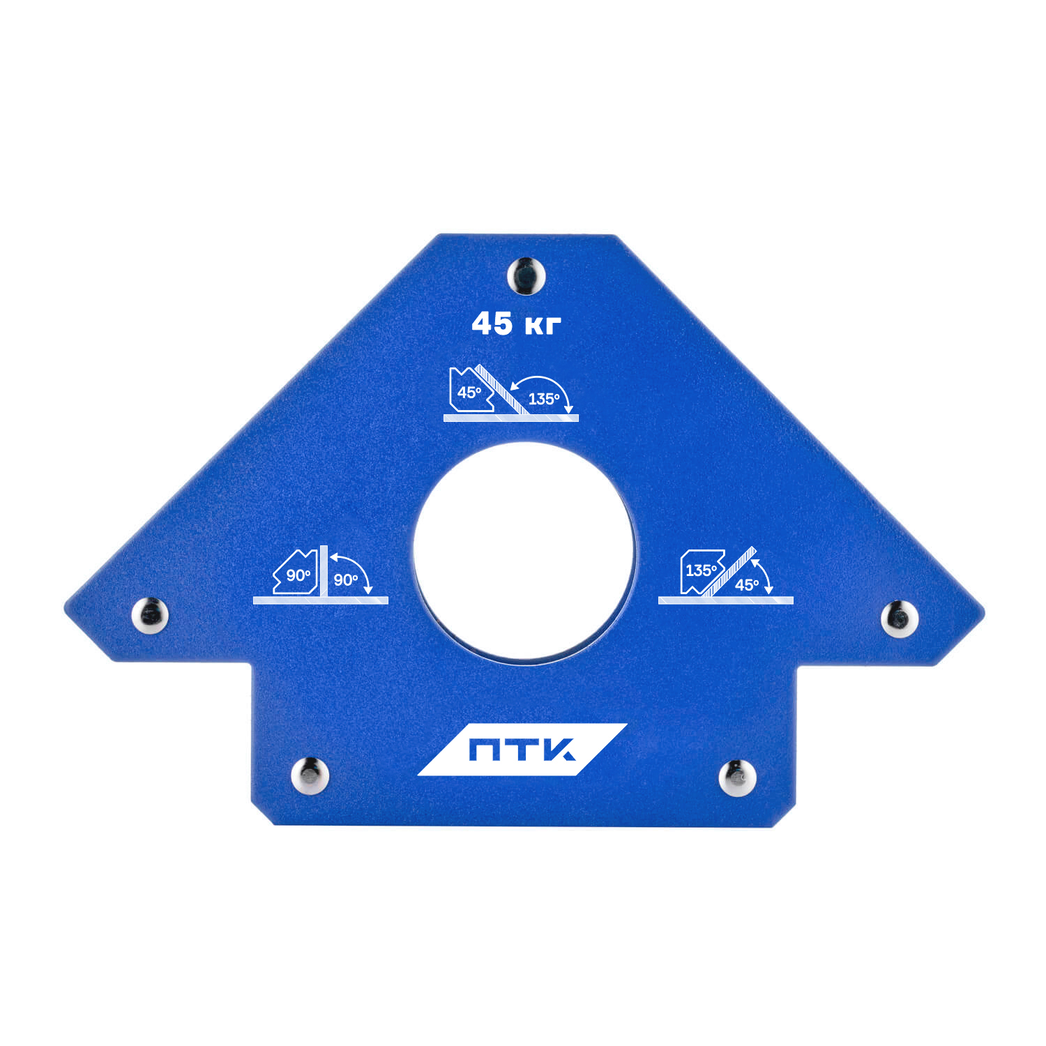 Фиксатор магнитный ПТК МФ-3100 магнитный держатель для сварки для 3 х углов forceberg