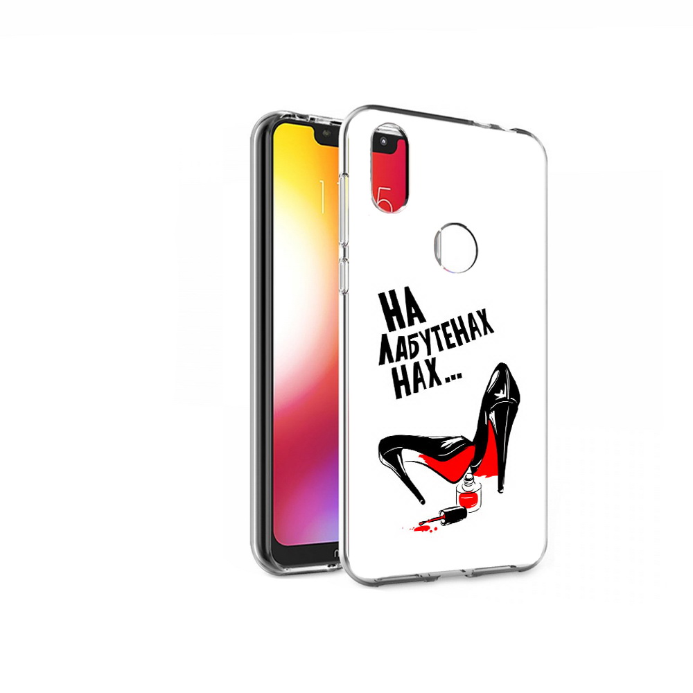 

Чехол MyPads Tocco для Motorola One на лабутенах (PT126881.369.493), Прозрачный, Tocco