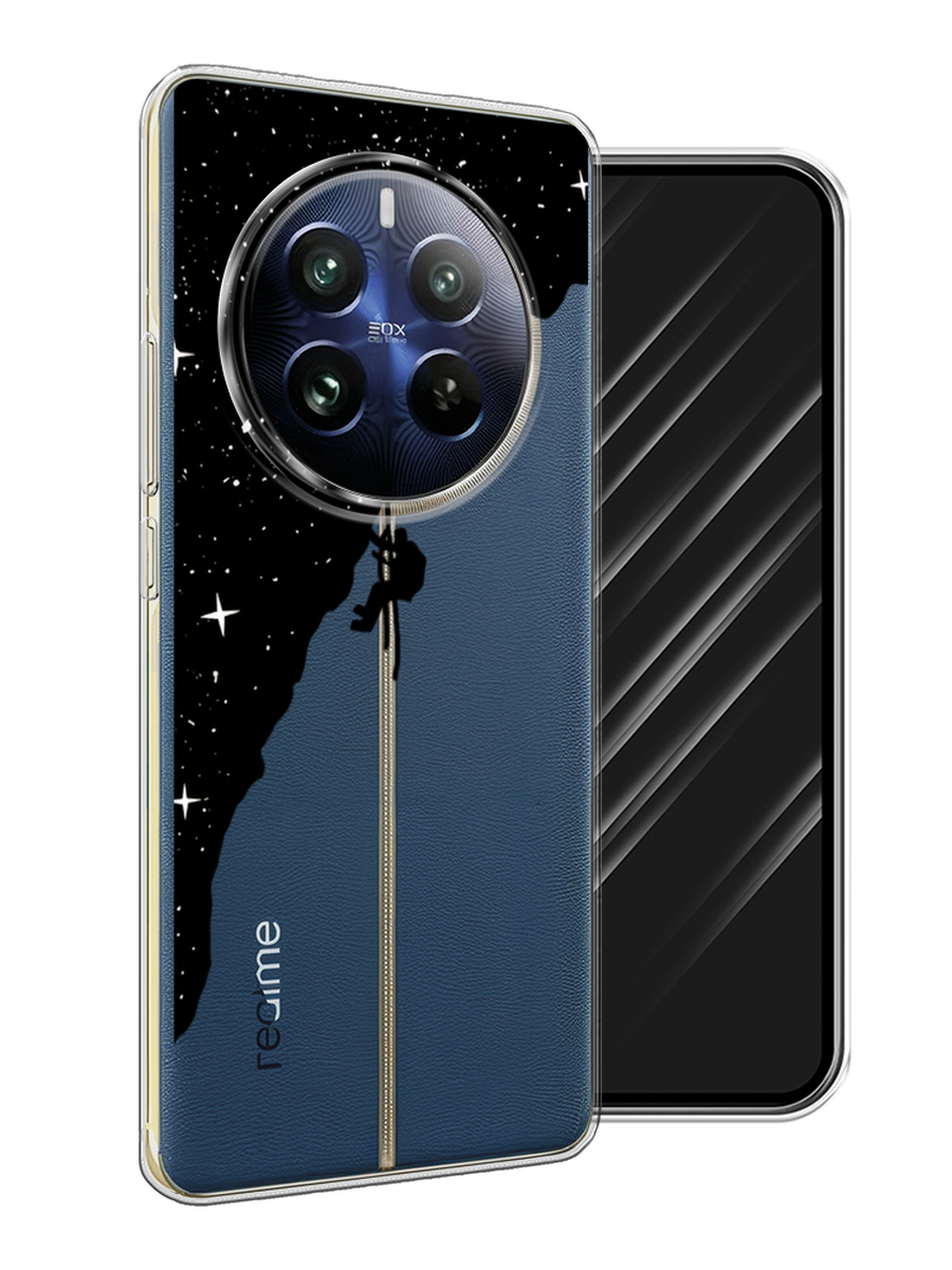 

Чехол Awog на Realme 12 Pro "Скалолаз в космосе", Черный;белый;бежевый, 2516150-1