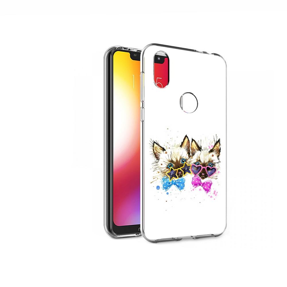 

Чехол MyPads Tocco для Motorola One милые котята (PT126881.369.474), Прозрачный, Tocco