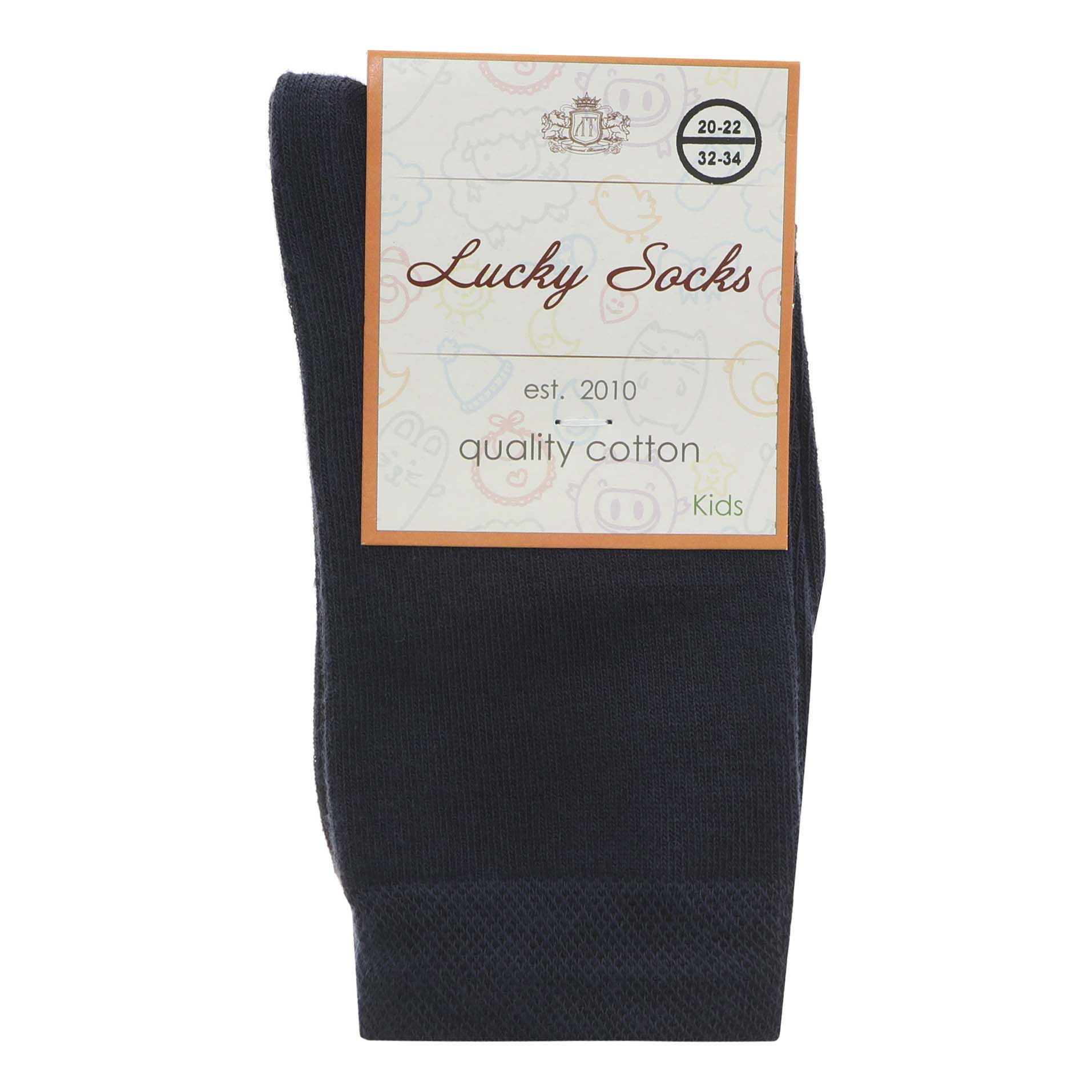 

Носки детские Lucky Socks хлопок синие р 20-22, Синий, 15985303