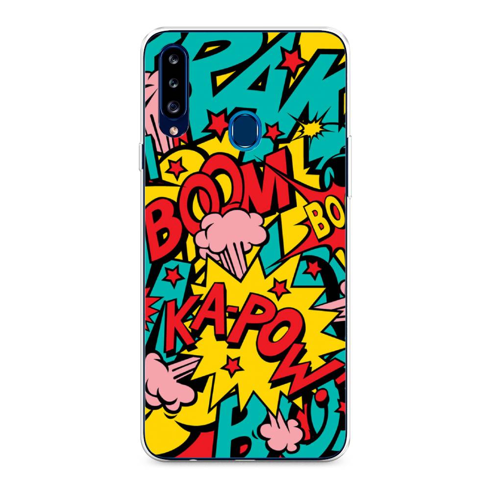 

Чехол Awog на Samsung Galaxy A20s / Самсунг A20s "Постер pop art", Разноцветный, 2100850-9