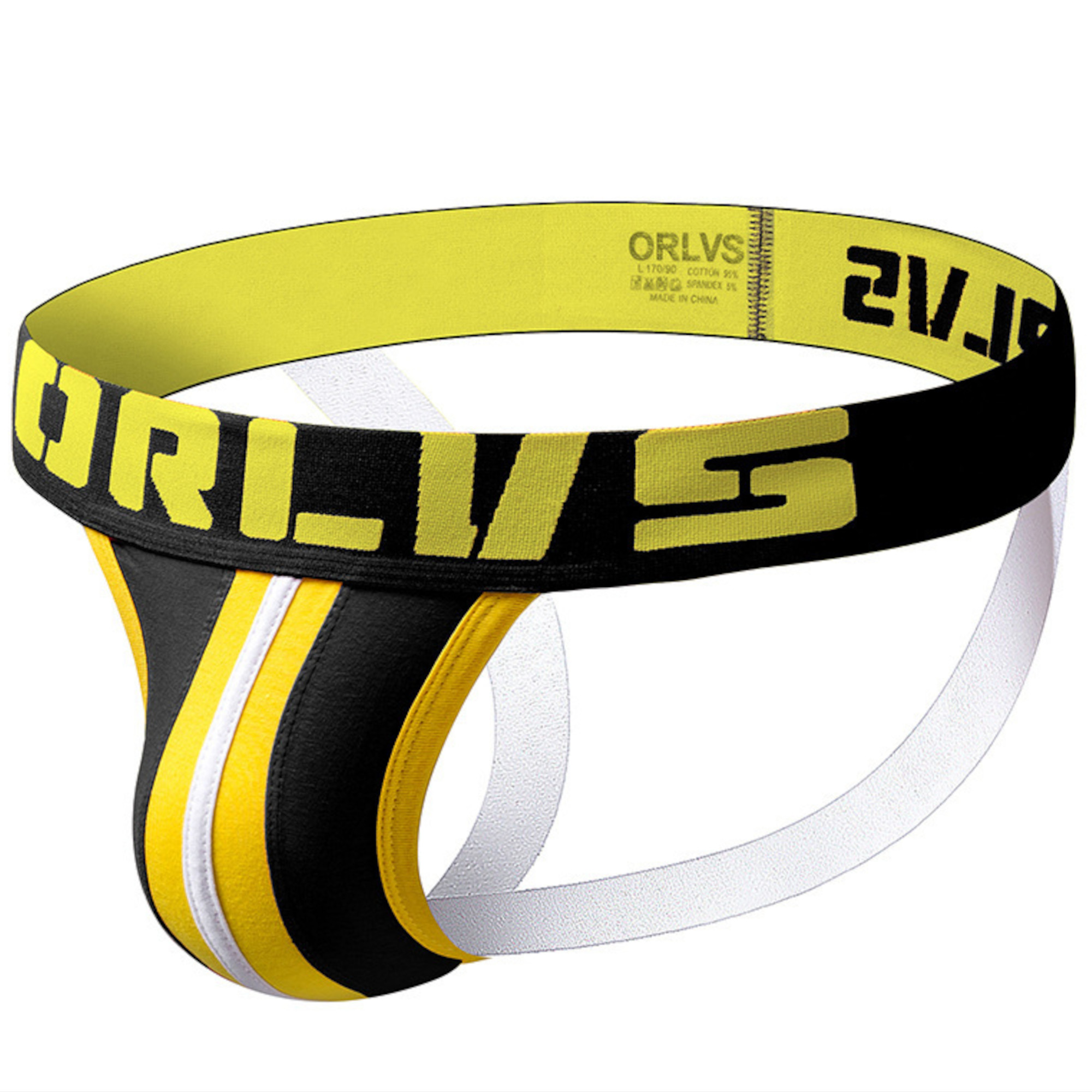 

Трусы мужские ORLVS 165 черные XL, Черный, 165