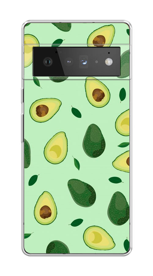 

Чехол на Google Pixel 6 Pro "Blue avocado", Коричневый;зеленый, 270950-1