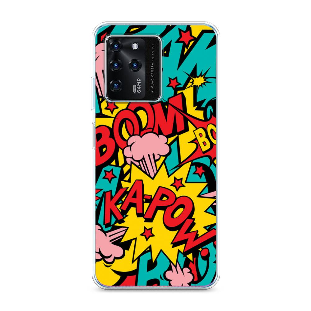 

Чехол Awog на ZTE Blade V30 / ЗТЕ Блэйд V30 "Постер pop art", Разноцветный, 135350-9