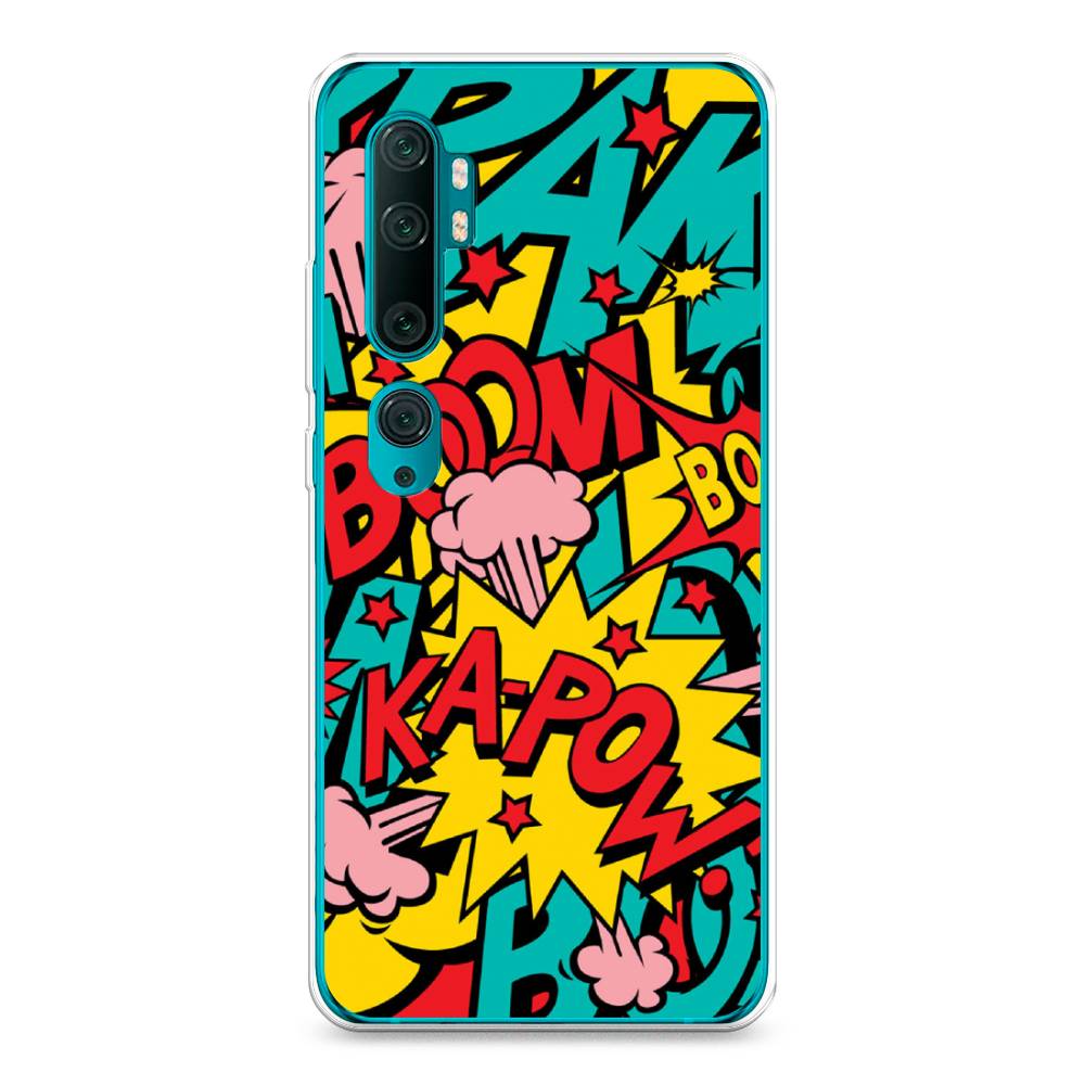 

Чехол Awog на Xiaomi Mi Note 10/Mi Note 10 Pro "Постер pop art", Разноцветный, 37350-9