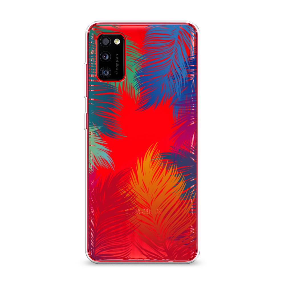 

Чехол Awog на Samsung Galaxy A41 / Самсунг A41 "Рамка из перьев", Разноцветный, 2100450-4