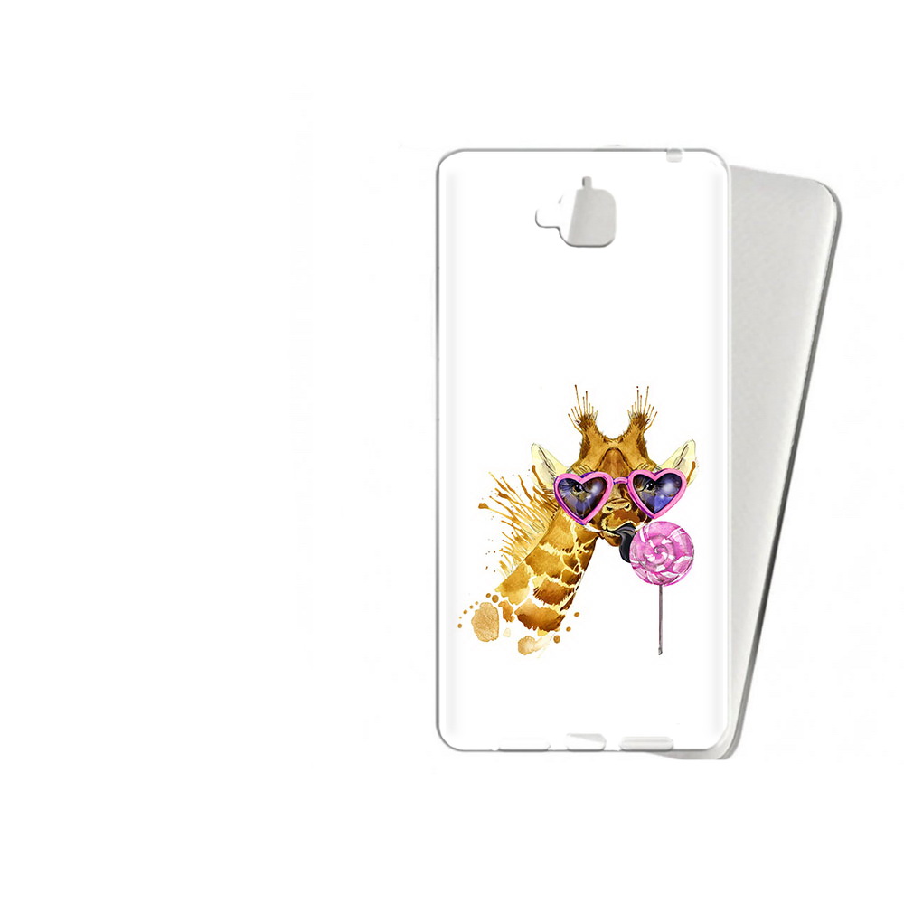 

Чехол MyPads Tocco для Huawei Enjoy 5 акварельный жираф (PT24942.37.217), Прозрачный, Tocco
