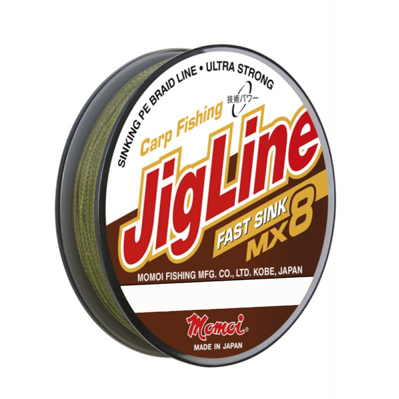 Плетеный шнур Jigline Fast Sink 100, 0.35 мм, хаки