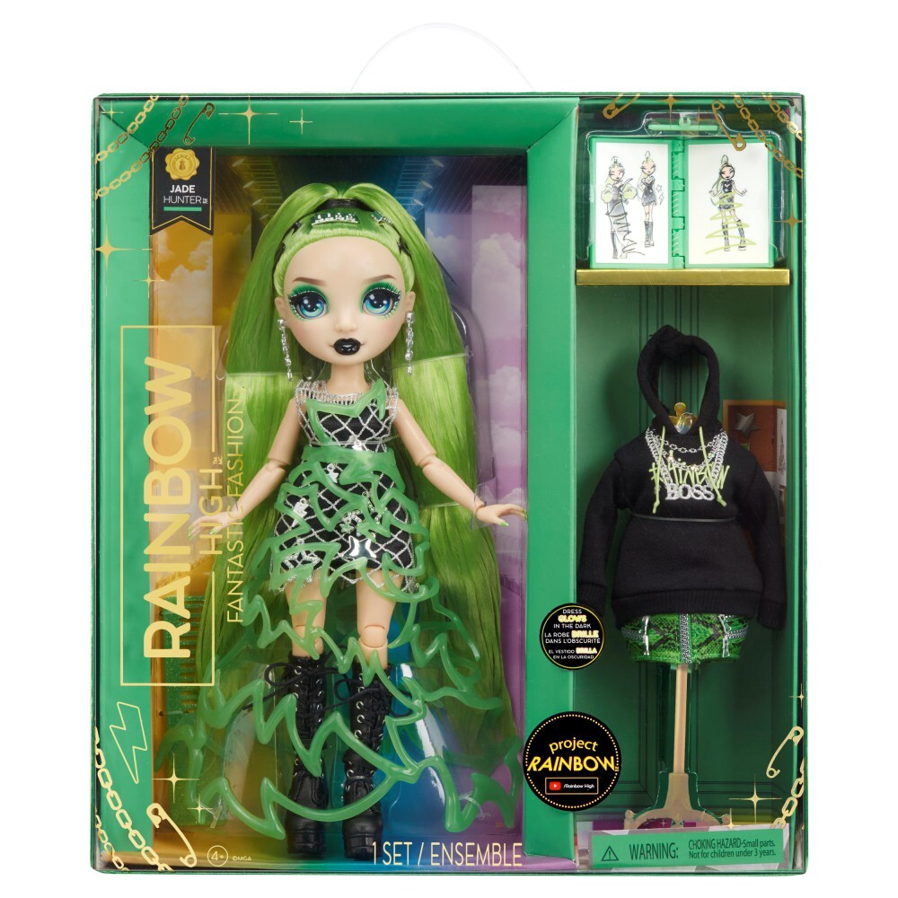 

Кукла Rainbow High Jade Hunter 569664 зеленый 28 см, Jade Hunter