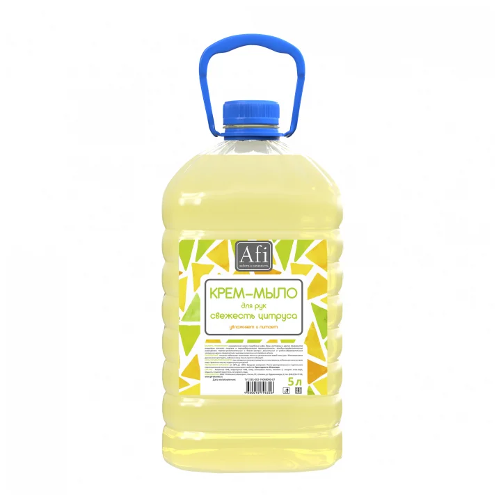 Мыло жидкое Afi свежесть цитруса 5 л