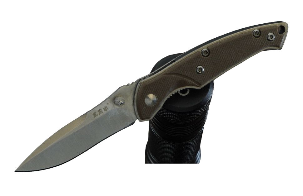 

Складной нож Sanrenmu 6029LUC-GQ, Коричневый, 6029LUC
