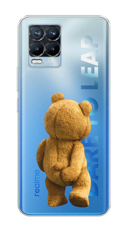

Чехол на Oppo Realme 8/8 Pro "Медвежья спина", Коричневый;прозрачный, 255450-1