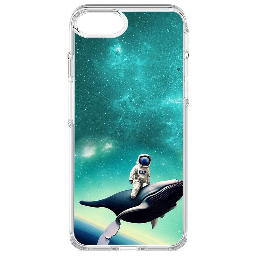 

Чехол-накладка Krutoff Clear Case Космоплавание для iPhone 7