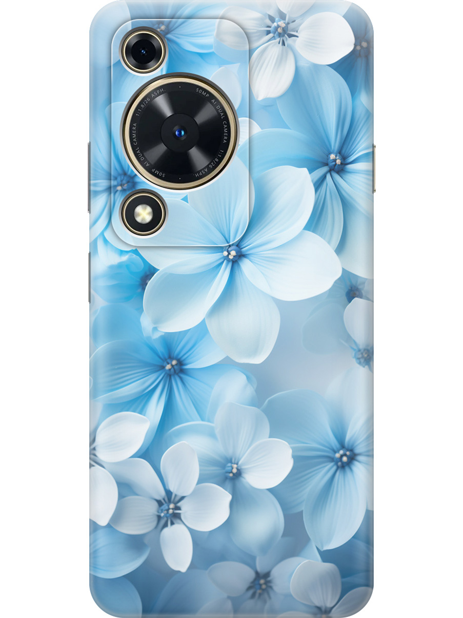 

Силиконовый чехол на Huawei nova Y72 с принтом "Бело-голубые цветы", Прозрачный;голубой;белый, 785977822