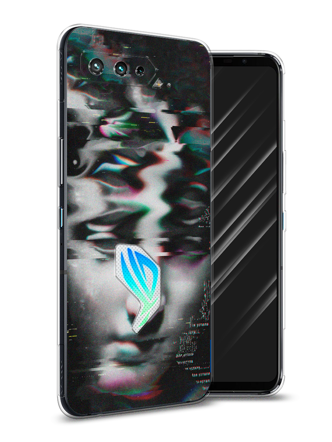 

Чехол Awog на Asus ROG Phone 5 "Glitch Art", Серый, 44250-9